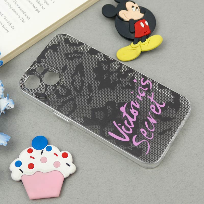 قاب ژله ای شفاف طرحدار ویکتوریا iPhone 13