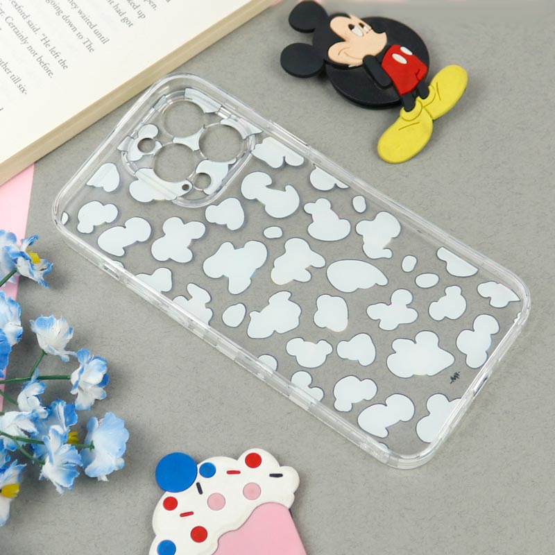 قاب ژله ای شفاف طرحدار پلنگی iPhone 13 Pro Max