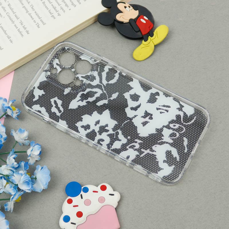 قاب ژله ای شفاف طرحدار ویکتوریا iPhone 13 Pro Max