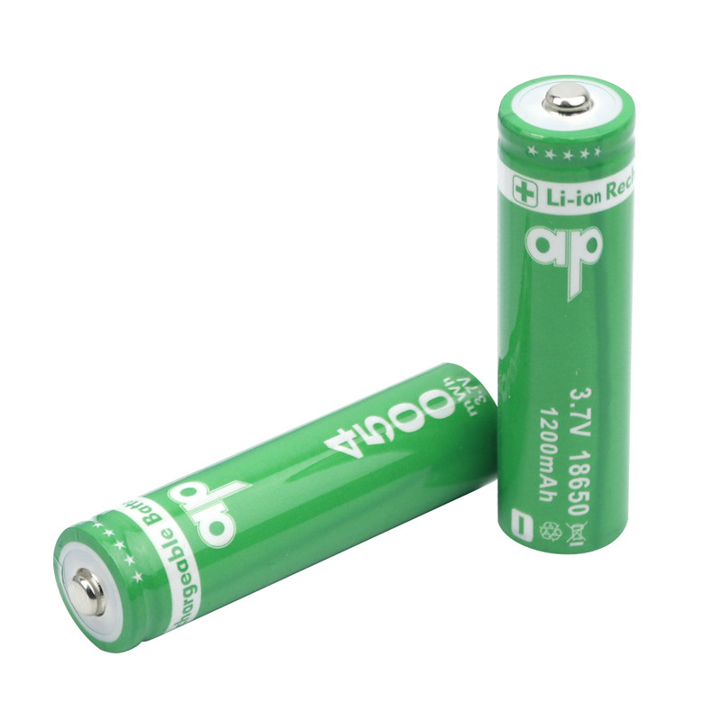 باتری لیتیوم استوانه ای AP 18650 1200mAh بسته 2 عددی