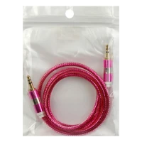 کابل روکش دار AUX طول 1 متر شرینک