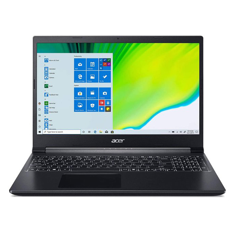 لپ تاپ Acer Aspire 7 A715 Core i7 (10750H) 16GB 1TB SSD NVIDIA 4GB 15.6" FHD