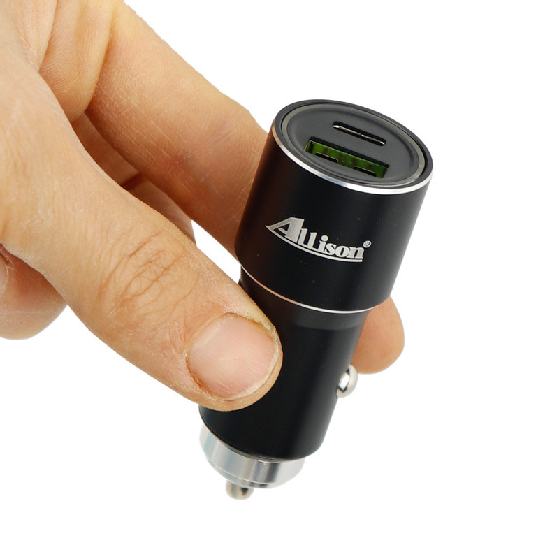 شارژر فندکی فست شارژ Allison ALS-A706 QC3.0 3A PD 36W