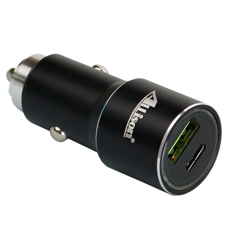شارژر فندکی فست شارژ Allison ALS-A706 QC3.0 3A PD 36W