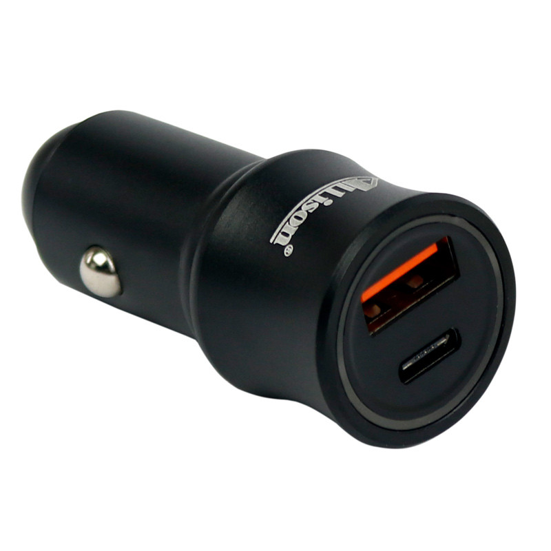 شارژر فندکی فست شارژ Allison ALS-A709 QC3.0 3A PD 36W