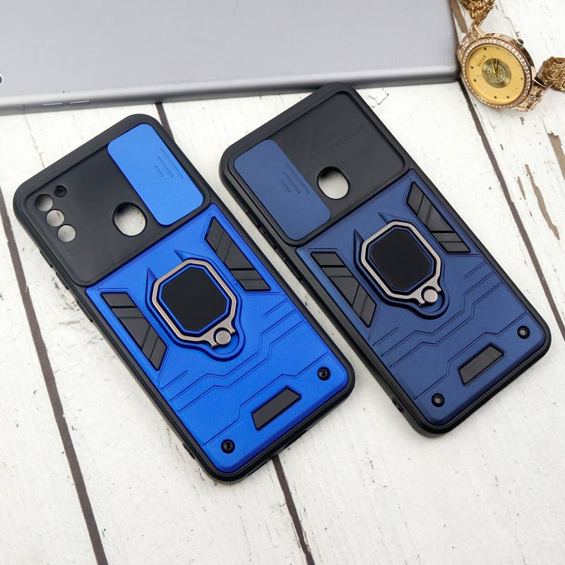 قاب ضد ضربه محافظ لنزدار کشویی هولدر دار طرح اصلی بتمن Samsung Galaxy A11 سری B