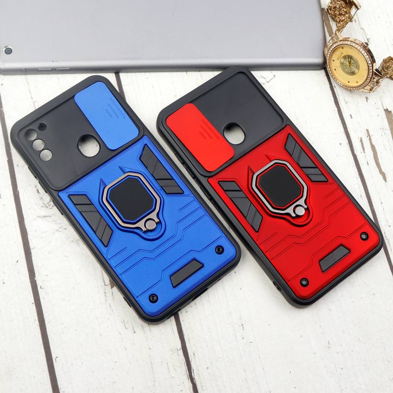 قاب ضد ضربه محافظ لنزدار کشویی هولدر دار طرح اصلی بتمن Samsung Galaxy A11 سری B