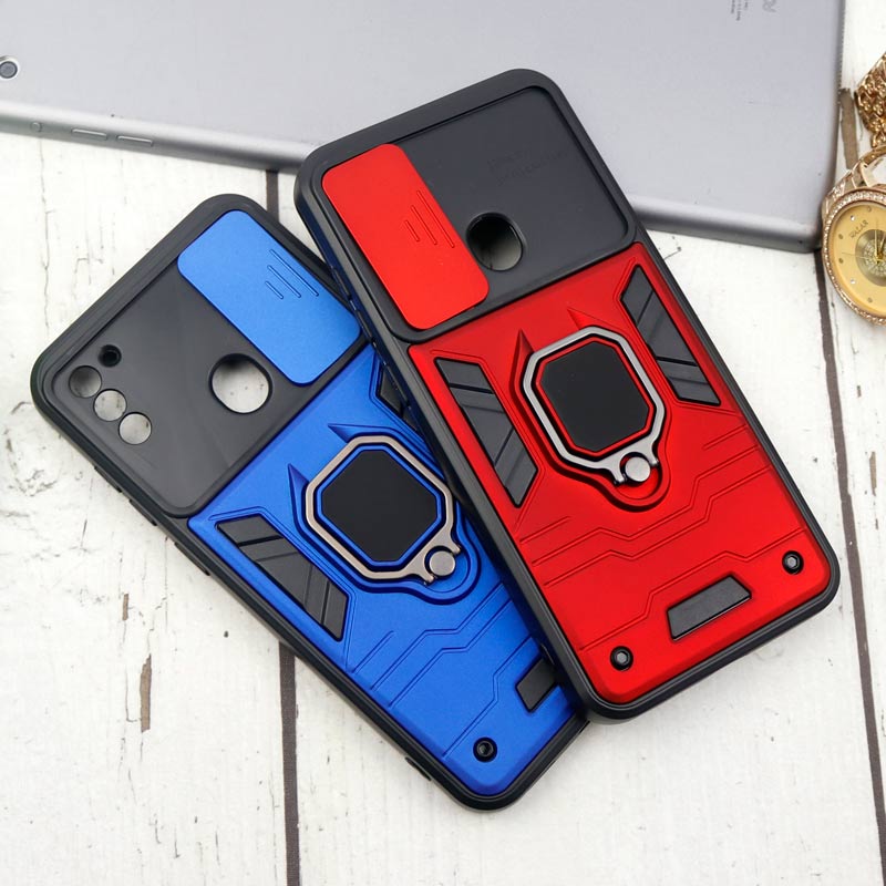 قاب ضد ضربه محافظ لنزدار کشویی هولدر دار طرح اصلی بتمن Samsung Galaxy A11 سری B