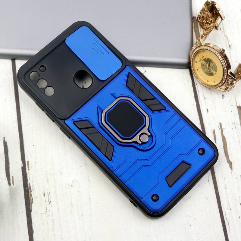 قاب ضد ضربه محافظ لنزدار کشویی هولدر دار طرح اصلی بتمن Samsung Galaxy A11 سری B