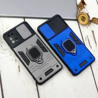 قاب ضد ضربه محافظ لنزدار کشویی هولدر دار طرح اصلی بتمن Samsung Galaxy A31 سری B