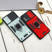 قاب ضد ضربه محافظ لنزدار کشویی هولدر دار طرح اصلی بتمن Samsung Galaxy A51 سری B