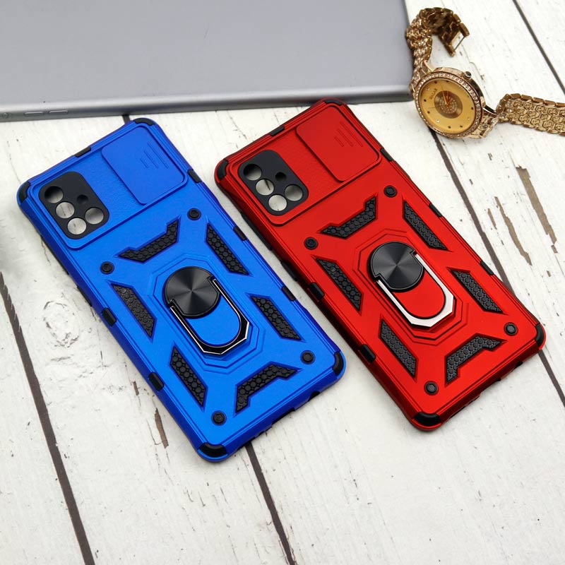 قاب ضد ضربه محافظ لنزدار کشویی هولدر دار بتمن Samsung Galaxy A71