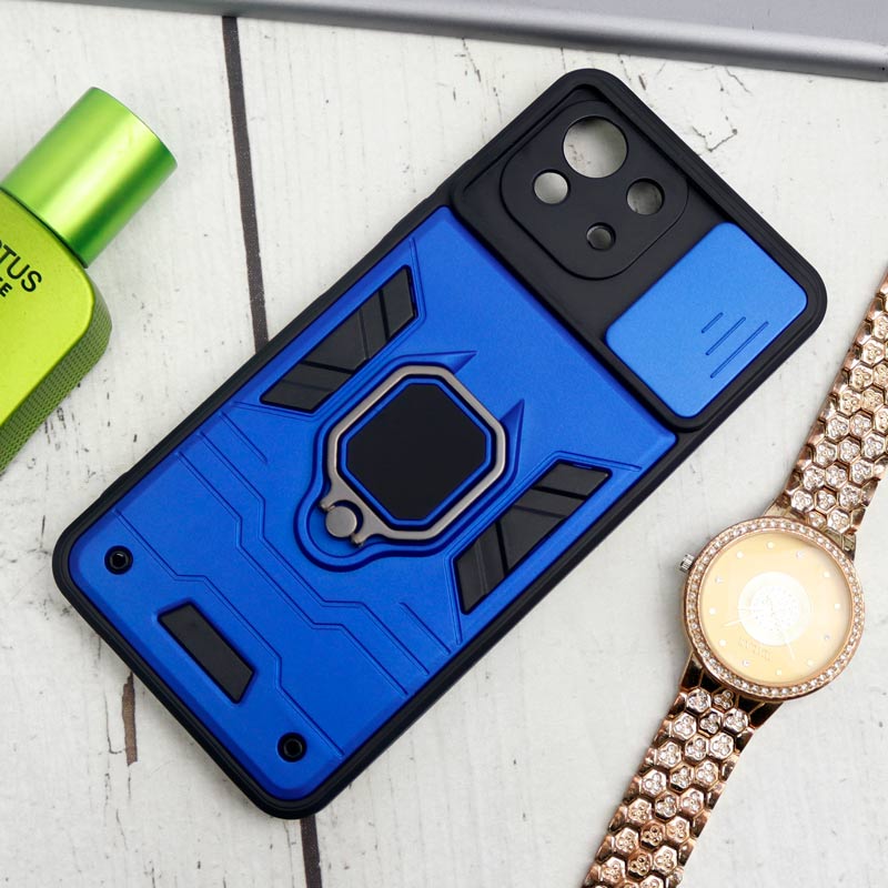 قاب ضد ضربه محافظ لنزدار کشویی هولدر دار طرح اصلی بتمن Xiaomi Mi 11 Lite سری B