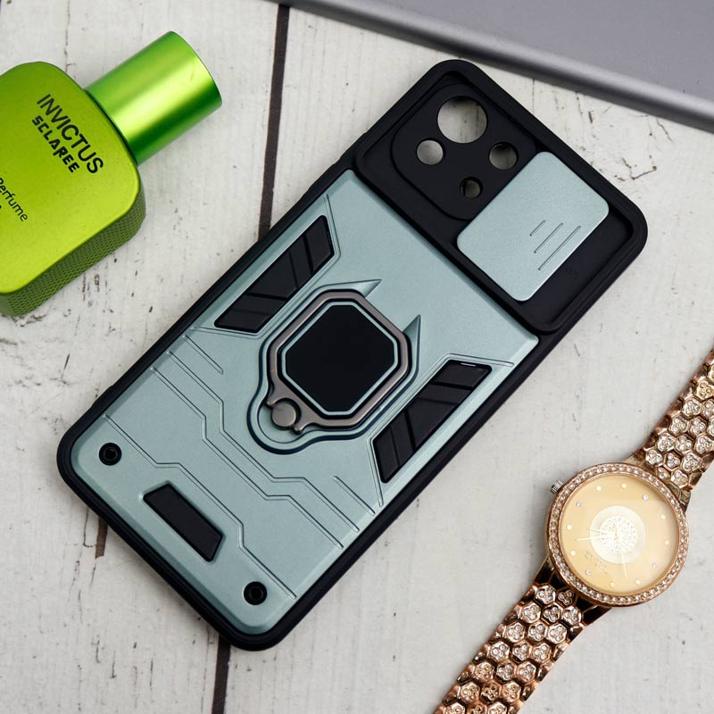 قاب ضد ضربه محافظ لنزدار کشویی هولدر دار طرح اصلی بتمن Xiaomi Mi 11 Lite سری B