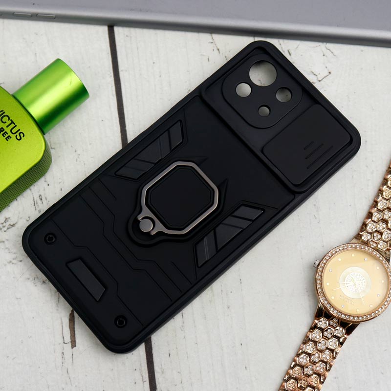 قاب ضد ضربه محافظ لنزدار کشویی هولدر دار طرح اصلی بتمن Xiaomi Mi 11 Lite سری B