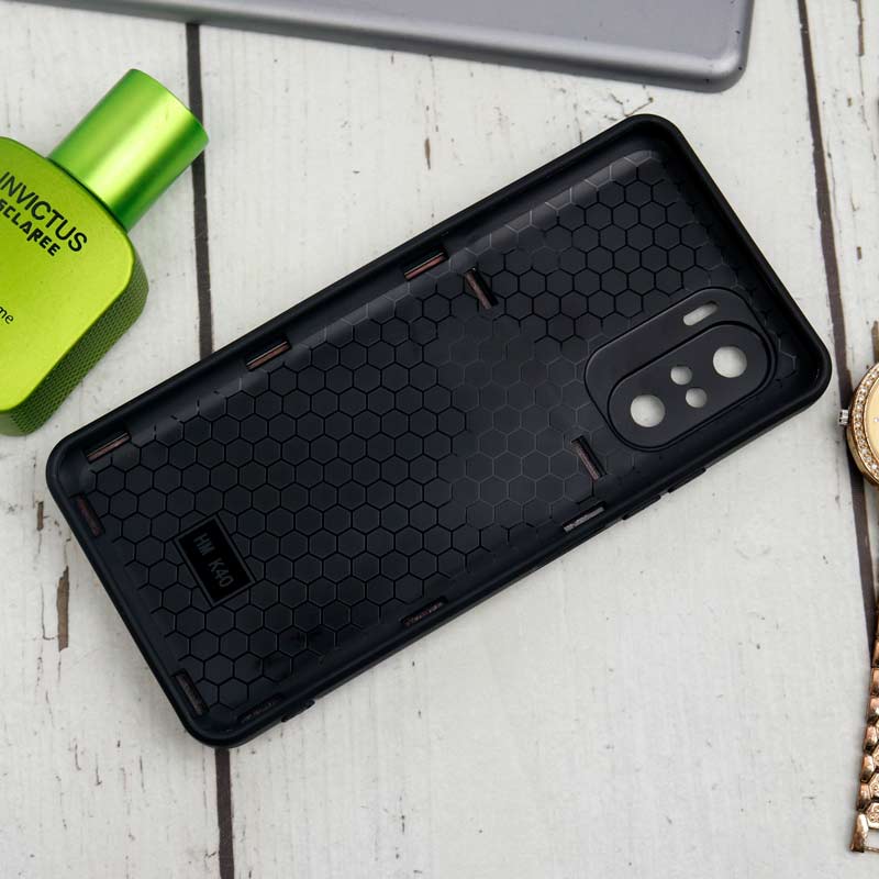 قاب ضد ضربه محافظ لنزدار کشویی هولدر دار طرح اصلی بتمن Xiaomi Poco F3 سری B