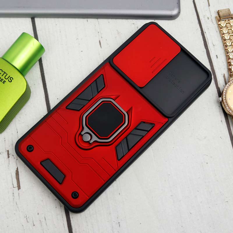 قاب ضد ضربه محافظ لنزدار کشویی هولدر دار طرح اصلی بتمن Xiaomi Poco F3 سری B