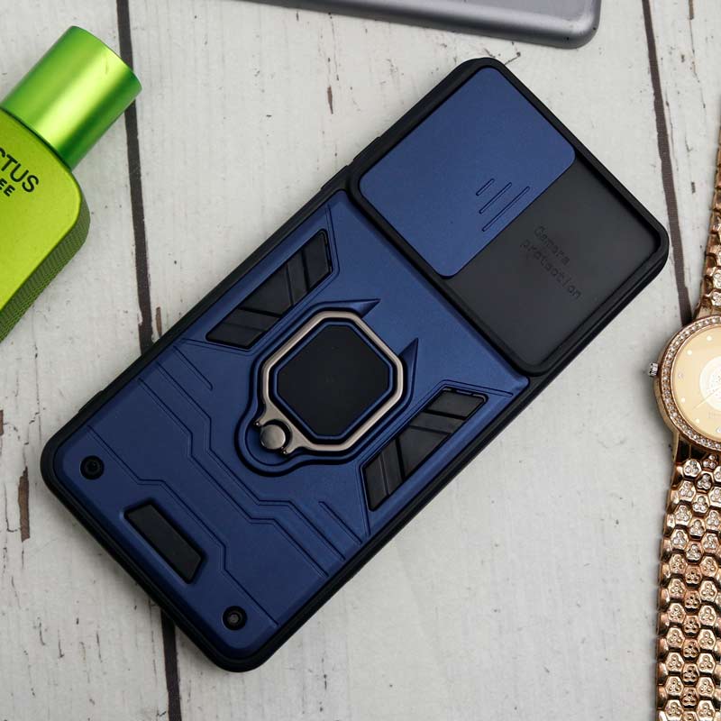 قاب ضد ضربه محافظ لنزدار کشویی هولدر دار طرح اصلی بتمن Xiaomi Poco F3 سری B