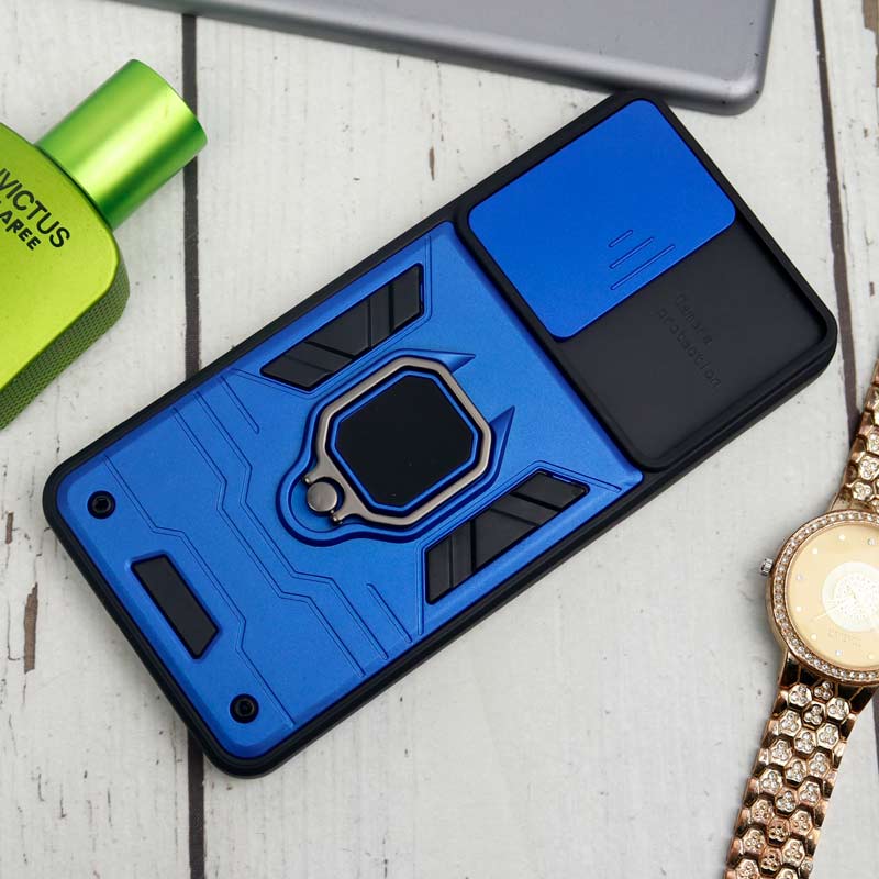 قاب ضد ضربه محافظ لنزدار کشویی هولدر دار طرح اصلی بتمن Xiaomi Poco F3 سری B