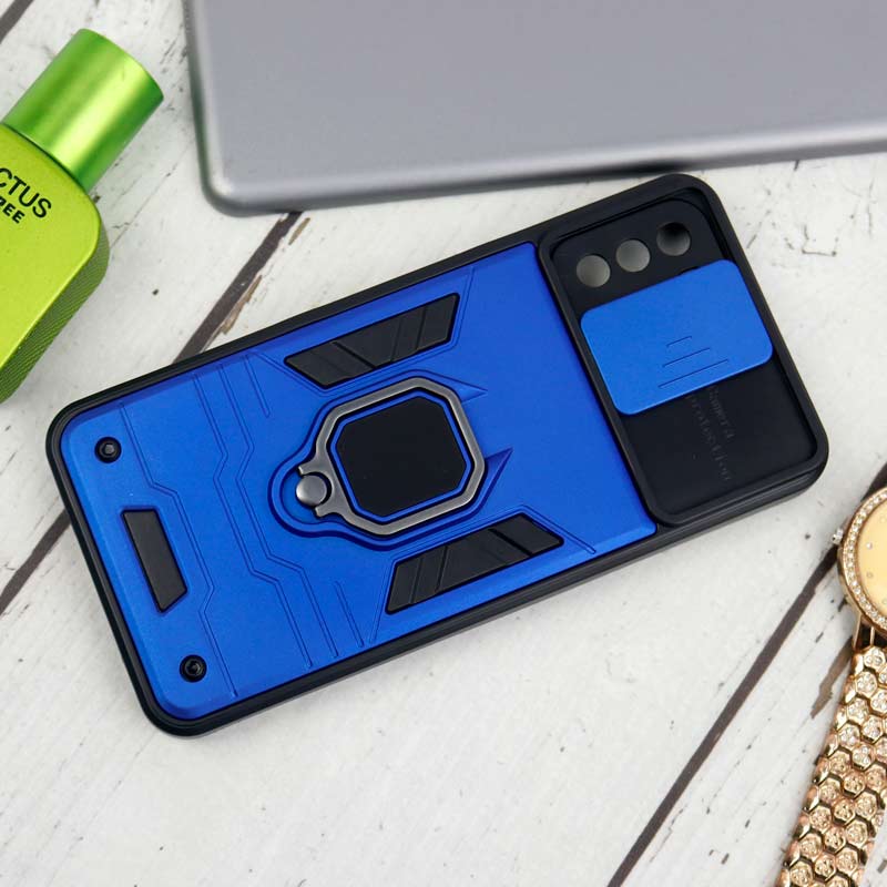 قاب ضد ضربه محافظ لنزدار کشویی هولدر دار طرح اصلی بتمن Xiaomi Poco M3 سری B