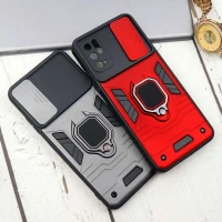 قاب ضد ضربه محافظ لنزدار کشویی هولدر دار طرح اصلی بتمن Xiaomi Poco M3 Pro سری B