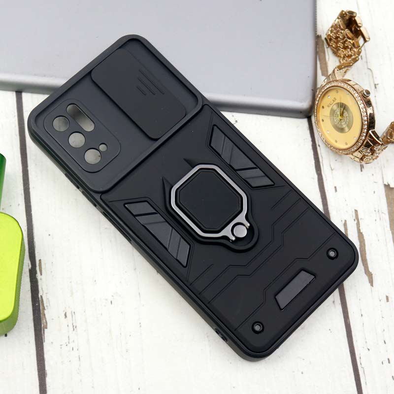 قاب ضد ضربه محافظ لنزدار کشویی هولدر دار طرح اصلی بتمن Xiaomi Poco M3 Pro سری B