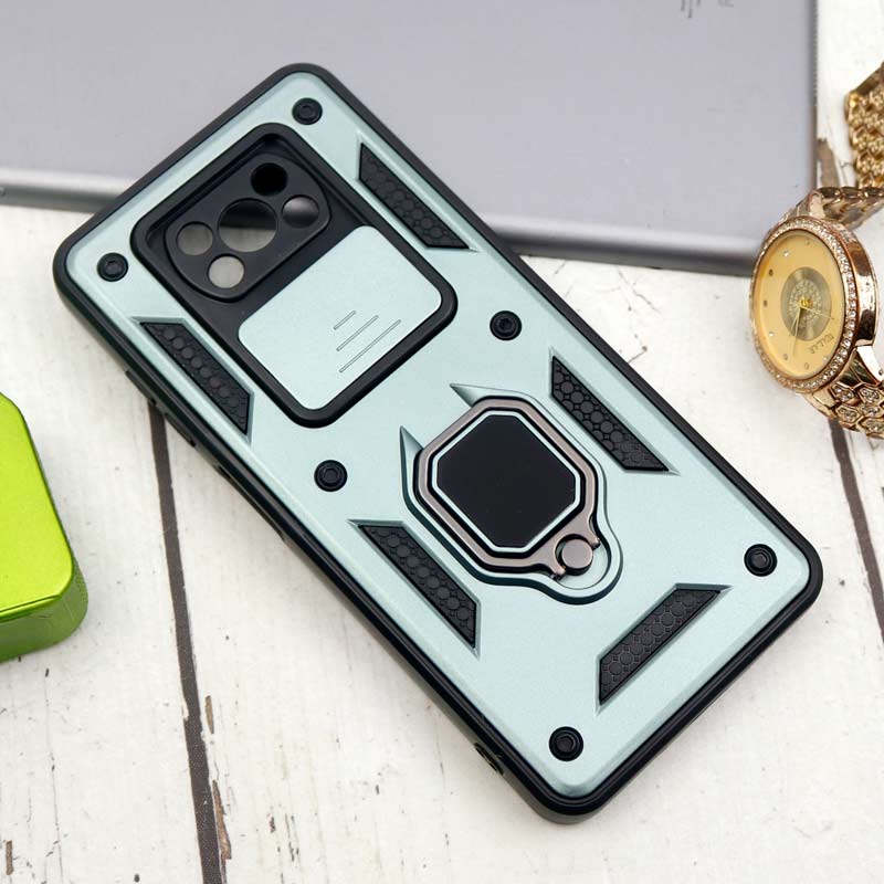 قاب ضد ضربه محافظ لنزدار کشویی هولدر دار طرح اصلی بتمن Xiaomi Poco X3 سری B