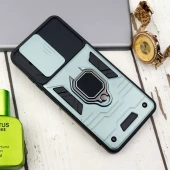 قاب ضد ضربه محافظ لنزدار کشویی هولدر دار طرح اصلی بتمن Xiaomi Redmi Note 10s سری B