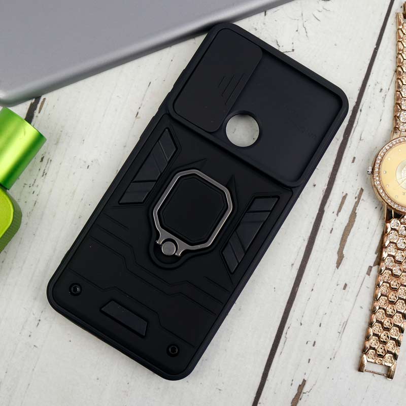 قاب ضد ضربه محافظ لنزدار کشویی هولدر دار بتمن Xiaomi Redmi Note 8