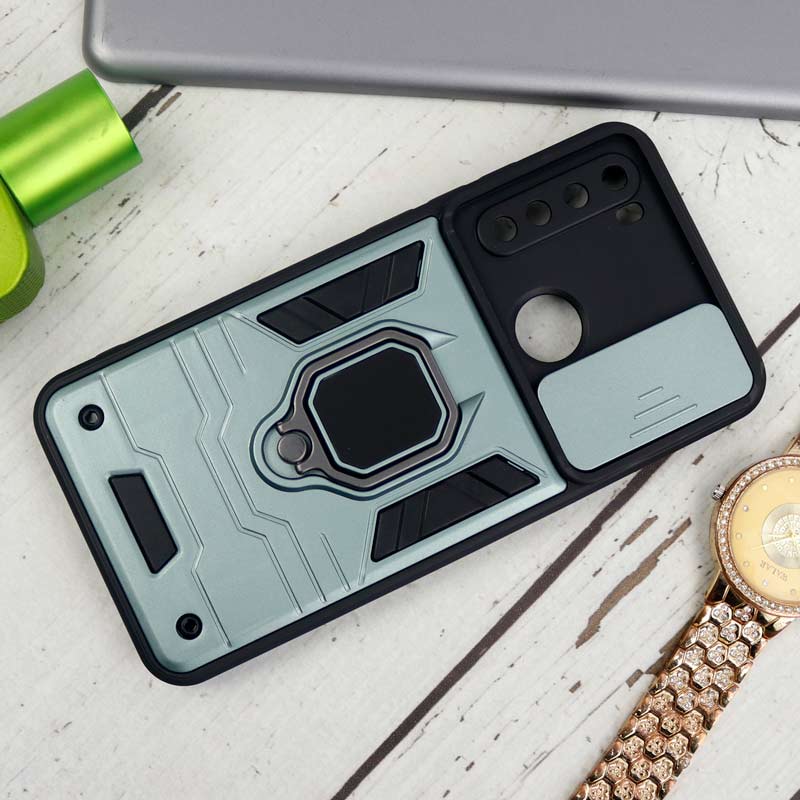 قاب ضد ضربه محافظ لنزدار کشویی هولدر دار بتمن Xiaomi Redmi Note 8
