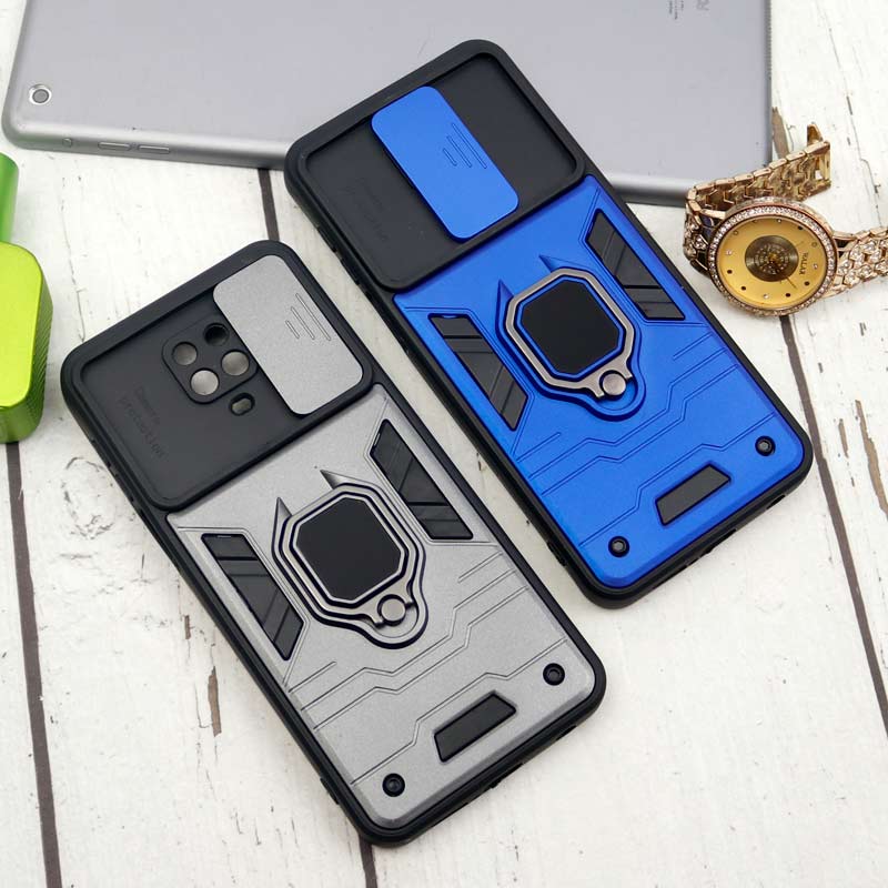 قاب ضد ضربه محافظ لنزدار کشویی هولدر دار طرح اصلی بتمن Xiaomi Redmi Note 9s / Note 9 Pro سری B