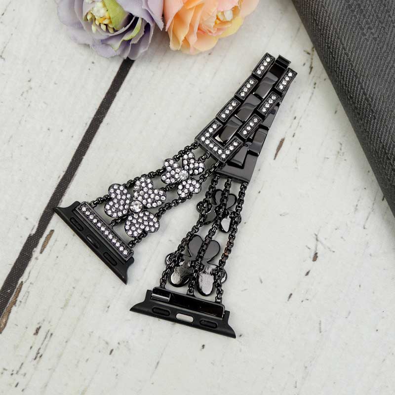بند طرح گل Slicto اپل واچ 38/40mm
