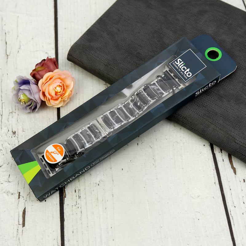بند استیل سرامیکی Slicto اپل واچ 42/44mm