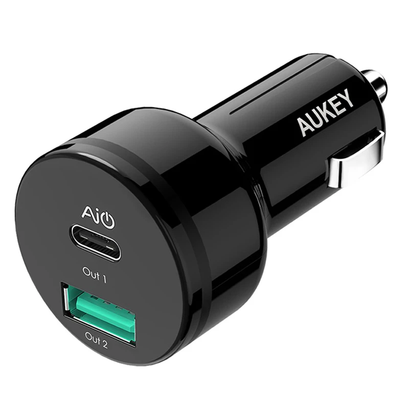 شارژر فندکی Aukey CC-Y9 3A 25.5W