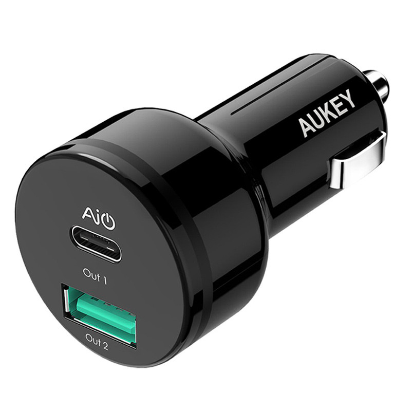 شارژر فندکی Aukey CC-Y9 3A 25.5W