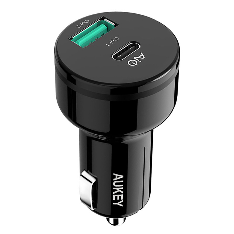 شارژر فندکی Aukey CC-Y9 3A 25.5W