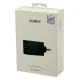 شارژر دیواری فست شارژ Aukey PA-T14 3Port QC3 3A 42W + کابل میکرو یو اس بی