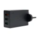 شارژر دیواری فست شارژ Aukey PA-T14 3Port QC3 3A 42W + کابل میکرو یو اس بی