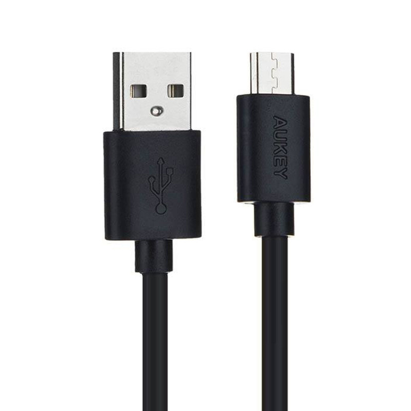 شارژر دیواری فست شارژ Aukey PA-T14 3Port QC3 3A 42W + کابل میکرو یو اس بی