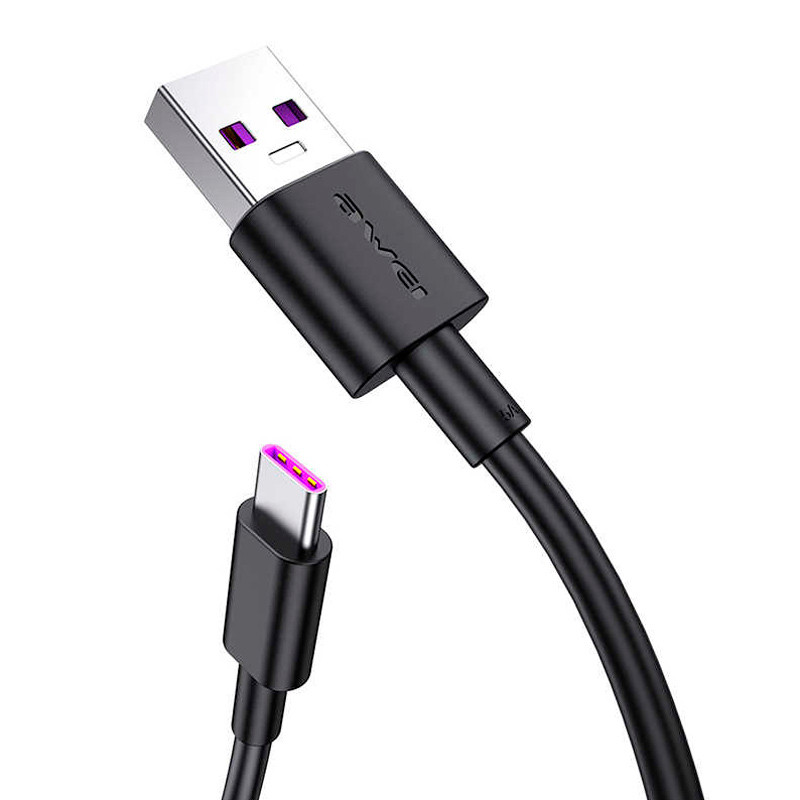 کابل فست شارژ Awei CL-77T 5A Type-C 1m