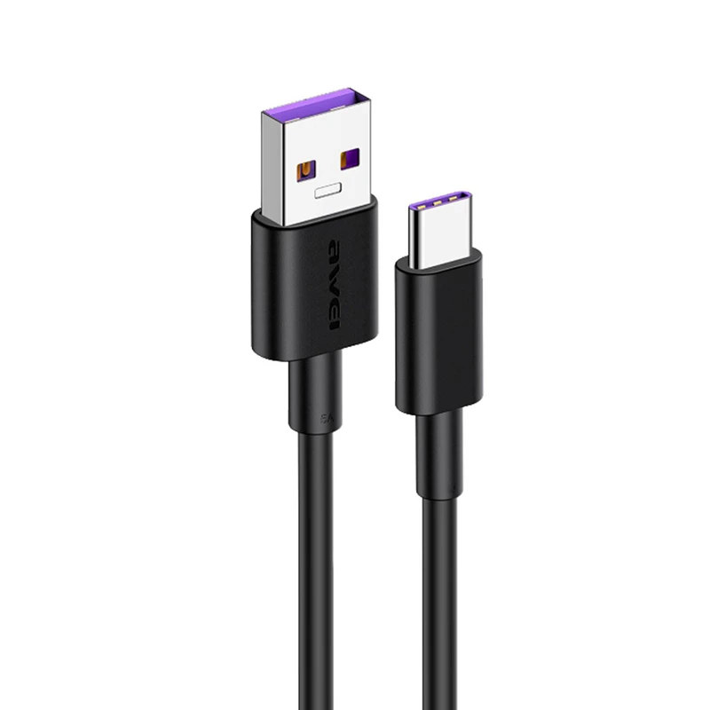 کابل تایپ سی فست شارژ 5 آمپر اوی CL-77T طول 1 متر