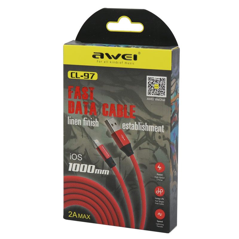کابل آیفونی Awei CL-97 2A 1m