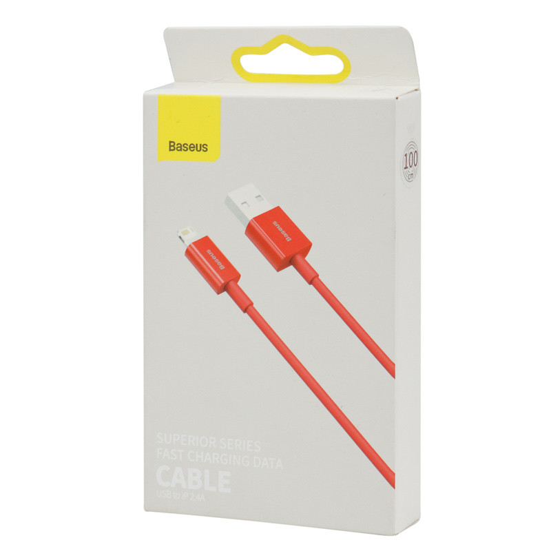 کابل آیفونی فست شارژ Baseus Superior Series CALYS-A 2.4A 1m