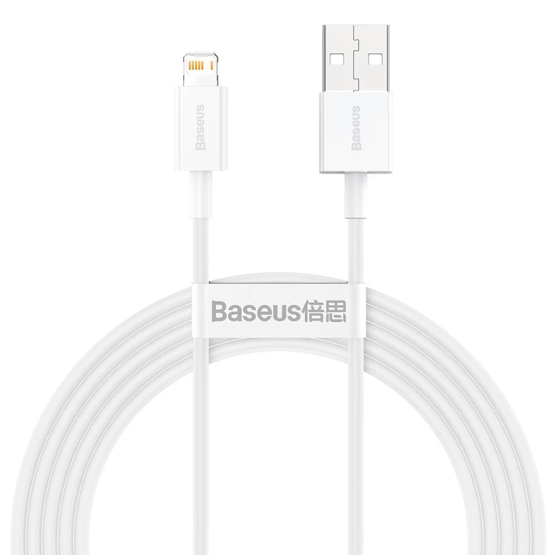 کابل آیفونی فست شارژ Baseus Superior Series CALYS-C 2.4A 2m