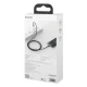 کابل تایپ سی فست شارژ 66 وات باسئوس CATWJ-B01 طول 1 متر