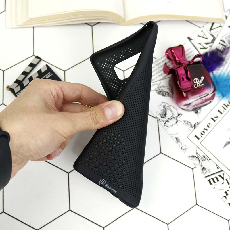 قاب ژله ای BASEUS LUSTRE سامسونگ Note 8 مشکی