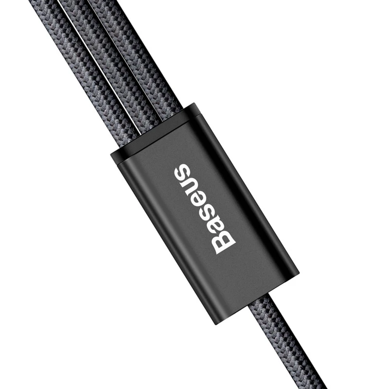 کابل 3 سر فست شارژ Baseus Rapid Series CAMLT-SU 3A 1.2m