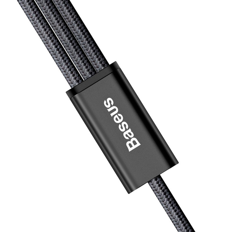 کابل 3 سر فست شارژ Baseus Rapid Series CAMLT-SU 3A 1.2m