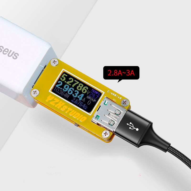 کابل 3 سر فست شارژ Baseus Rapid Series CAMLT-SU 3A 1.2m