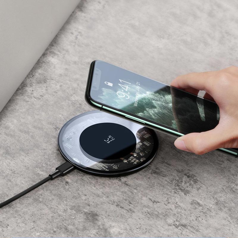 شارژر بی سیم فست شارژ Baseus WXJK-B 15W